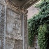 Łuk Srebrników (Arco degli Argentari), scena przedstawiająca składanie ofiar przez Karakallę i Gatę (postać skuta)
