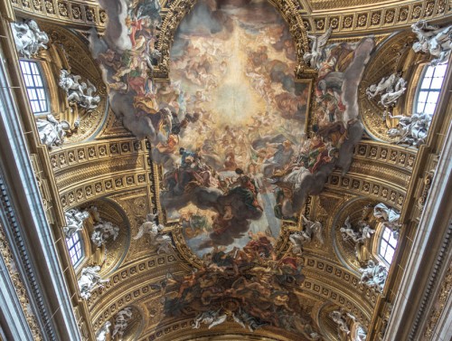 Baciccio, dekoracja sklepienia kościoła Il Gesù