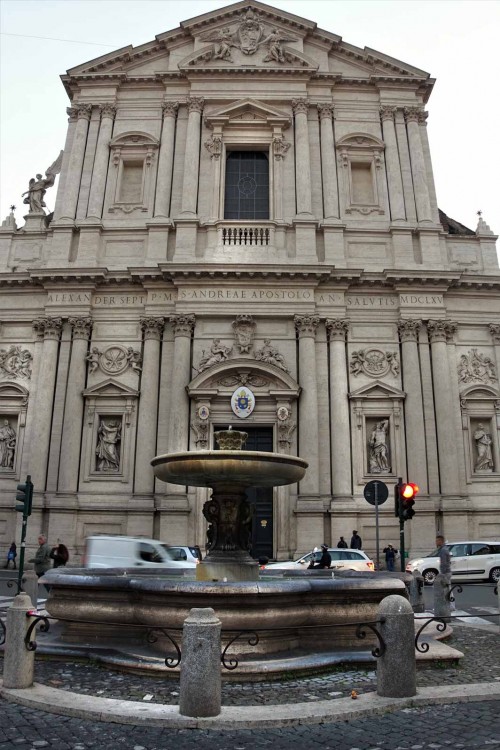 Carlo Maderno, fountain in front of the Basilica of Sant’Andrea della Valle