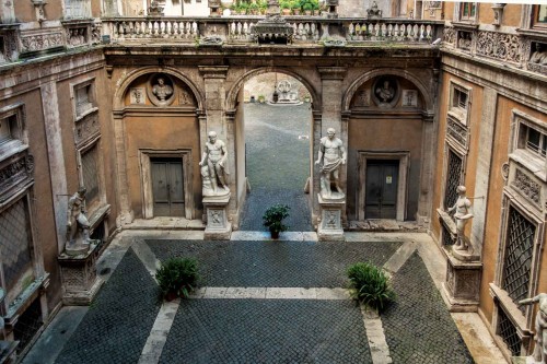 Courtyard of the Palazzo Mattei di Giove