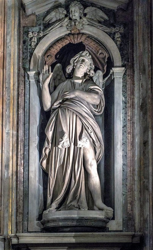 Stefano Maderno, angel in the apse of the Church of Santa Maria di Loreto