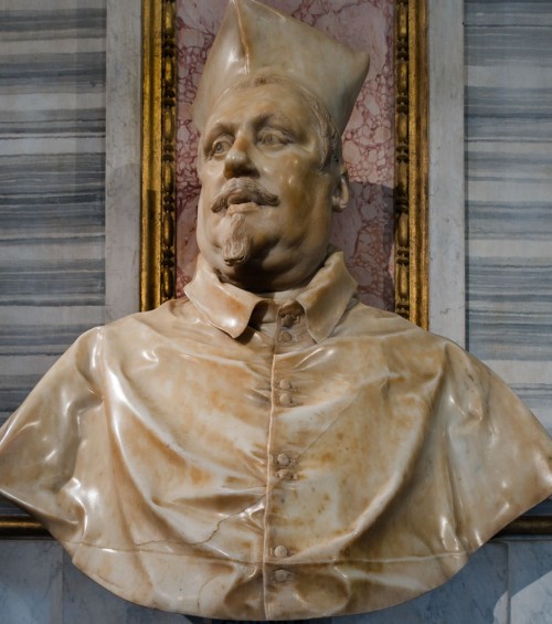 Bust of Scipione Borghese, Gian Lorenzo Bernini, Galleria Borghese
