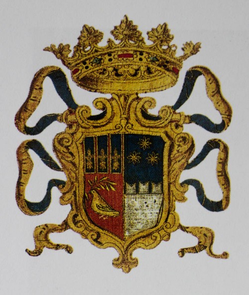 Coat of arms of Olimpia Maidalchini, Palazzo Pamphilj, Piazza Navona