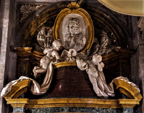 Giovanni Battista Maini, pomnik nagrobny Scipione Publicola Santacroce , kościół Santa Maria in Publicolis