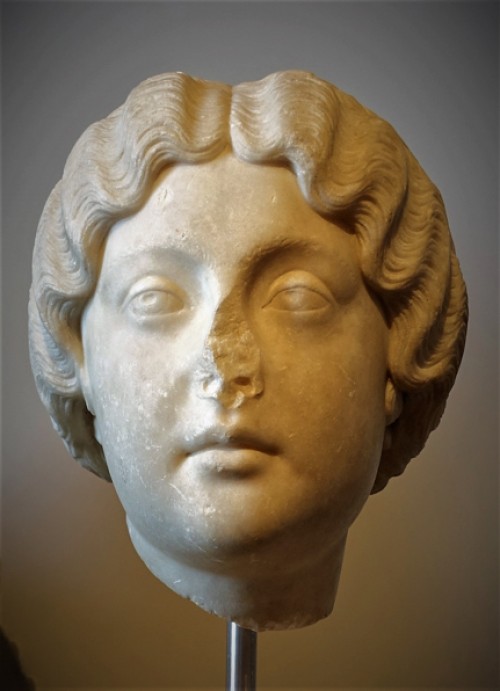 Portrait of Faustina the Younger, the wife of Emperor Marcus Aurelius