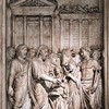 Cesarz Marek Aureliusz  składający ofiarę bogom przed świątynią Jowisza, relief z niezachowanego pomnika cesarza, Musei Capitolini