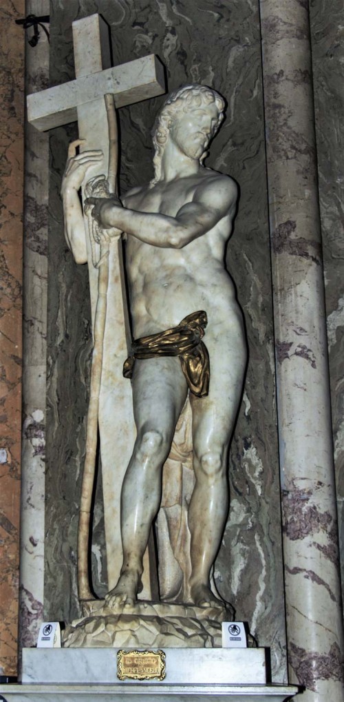 Michelangelo, Risen Christ, Basilica of Santa Maria sopra Minerva