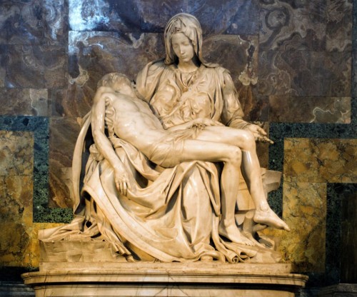Michelangelo, Pieta, Basilica of San Pietro in Vaticano