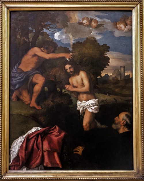 Titian, The Baptism of Christ, 1531, Musei Capitolini – Pinacoteca Capitolina