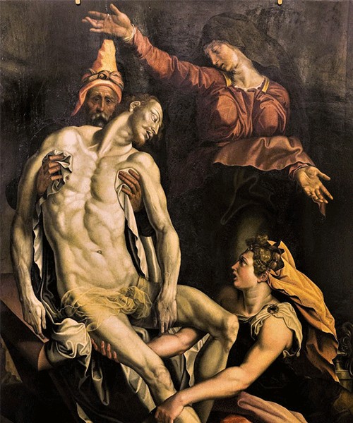 Zdjęcie z krzyża, Jacopino del Conte, Galleria Nazionale d'Arte Antica, Palazzo Barberini