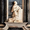 San Giovanni Baptistery, Chapel of SS. Venantius and Domnius, tombstone of Cardinal Adriano Ceva, design – Carlo Rainaldi, execution – Giuliano Finelli