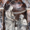 Giacomo della Porta, Chrystus przekazujący Piotrowi klucze, kościół Santa Pudenziana, zdj. Wikipedia, autor Georges Jansoone (JoJan)