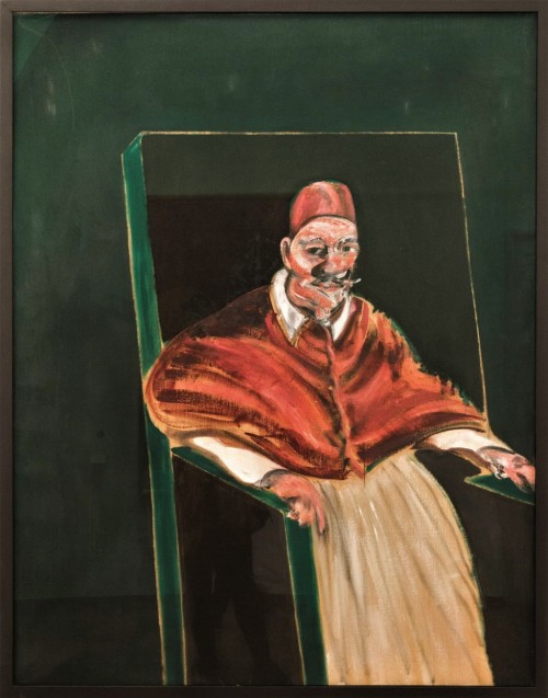 Portrait of the pope, Francis Bacon, Musei Vaticani