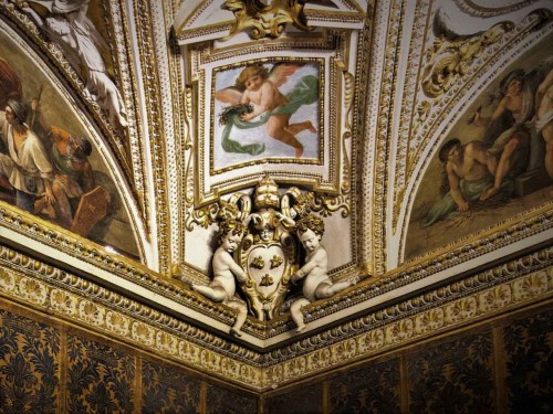 Kaplica Urbana VIII, dekoracje malarskie Pietro da Cortony, pałac Apostolski - Musei Vaticani