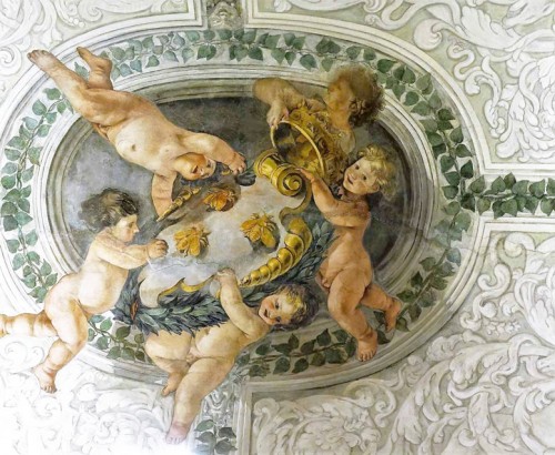 Palazzo Barberini, decoration of one of the palace rooms