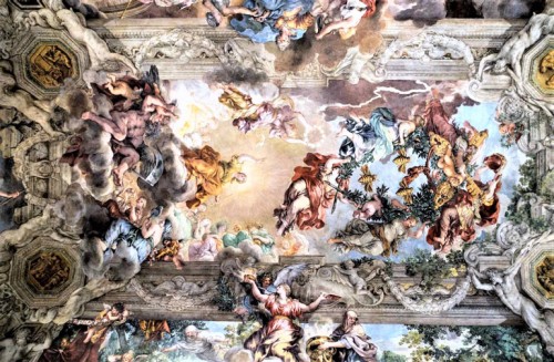 The Triumph of Divine Providence, Pietro da Cortona, decoration of the ceiling in the Salone Grande of Palazzo  Barberini