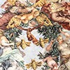 Triumf Opatrzności Bożej, Pietro da Cortona, dekoracja sufitu Salone Grande w Palazzo Barberini, fragment z Apoteozą papieskiego herbu