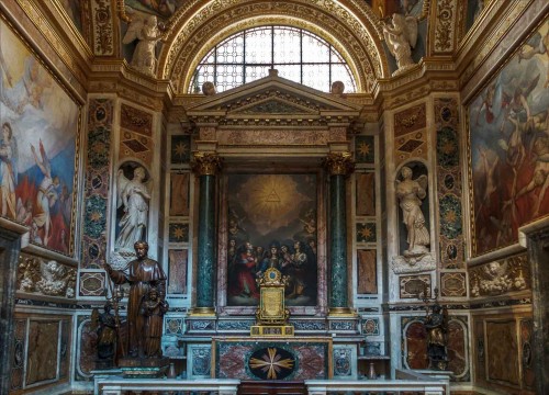 Church of Il Gesù, Chapel of the Holy Angels (Cappella degli Angeli)