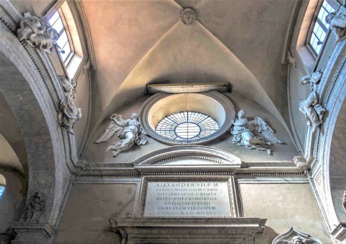 Kościół Santa Maria del Popolo, dekoracje z XVII stulecia, dekoracje z XVII w.