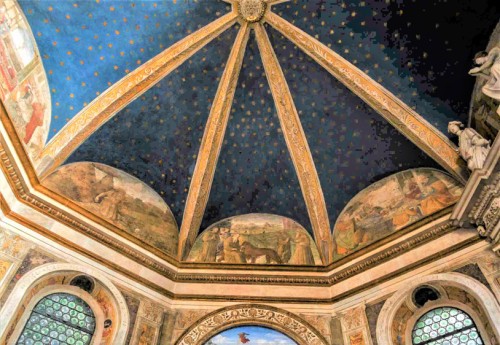 Kościół Santa Maria del Popolo, kaplica della Rovere, w lunetach - Historia św. Hieronima, Pinturicchio