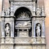 Kościół Santa Maria del Popolo, absyda kościoła (za obecnym ołtarzem), nagrobek kardynała Girolamo Basso della Rovere, Andrea Sansovin