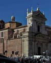 Fasada kościoła Santa Maria della Vittoria, fundacja kardynała Scipione Borghese