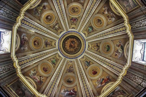 Church of Santa Maria di Loreto, dome, decoration from the XIX century
