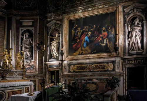 Church of Santa Maria di Loreto, Dormition of the Virgin Mary, Giuseppe Cesari (Cavalier d'Arpino)