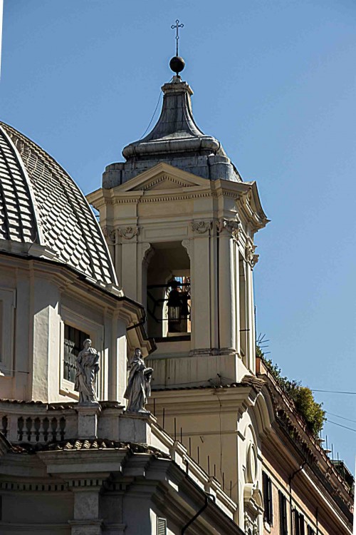 Church of Santa Maria in Montesanto, the church bell tower