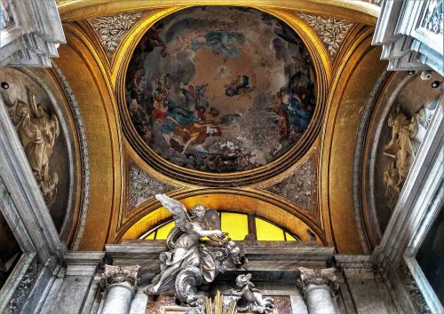 Church of San Nicola da Tolentino, dome of the Chapel of Our Lady of Good Counsel
