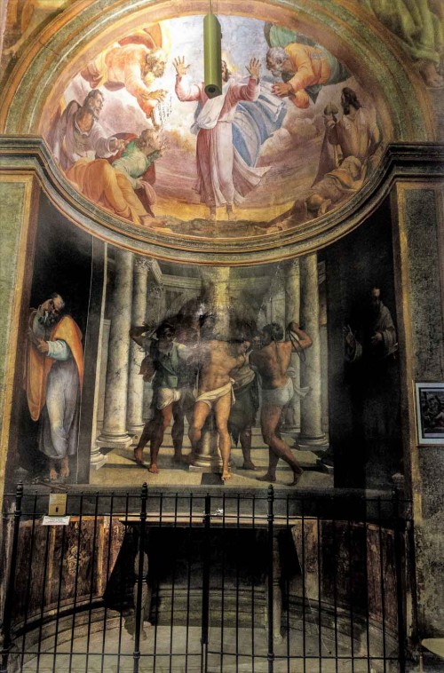 San Pietro in Montorio, kaplica z malowidłem Sebastiano del Piombo, Biczowanie Chrystusa
