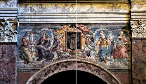 San Pietro in Montorio, wizerunki cnót kardynalnych, Baldassare Paruzzi