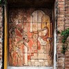 One of the stations of the cross (XX century) leading to the Church of San Pietro in Montorio