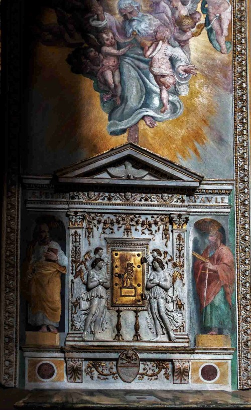 Basilica of Santi Quattro Coronati, tabernacle of Pope Innocent VIII, Andrea Bregno or his workshop