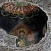 Santi Quattro Coronati, pozostałości fresków w kaplicy św. Barbary - krużganki