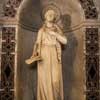 Posąg św. Agnieszki, podziemia kościoła Santa Cecilia, początek XX w.