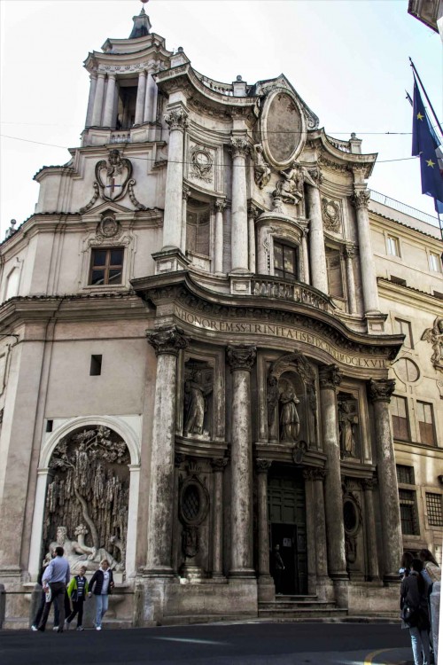 Foundation of Francesco Barberini – Church of San Carlo alle Quattro Fontane (design – Francesco Borromini)