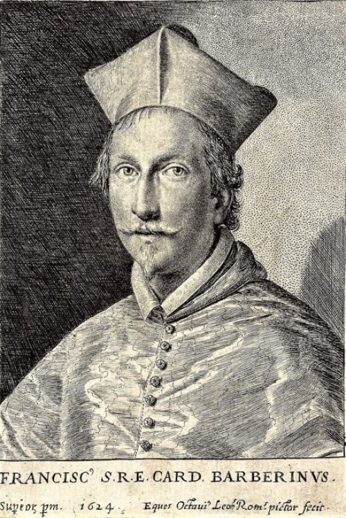 Portrait of Cardinal Francesco Barberini, Ottavio Leoni, pic. Wikipedia