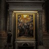 Basilica of San Vitale, Chapel of the Holy Virgins (St. Catherine of Alexandria in the middle of the painting), G.B. Fiammeri