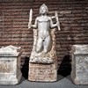 Altars and a statue from the sanctuary in the underground of the Church of San Stefano Rotondo, Museo Nazionale Romano, Palazzo Massimo alle Terme