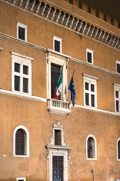 Palazzo Venezia, balkon Mussoliniego
