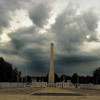 Foro Italico, view of the Mussolini Obelisk from the stadium