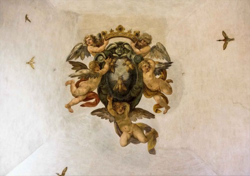 Palazzo Barberini, decoration of the ceiling of one of the rooms on the palace ground floor