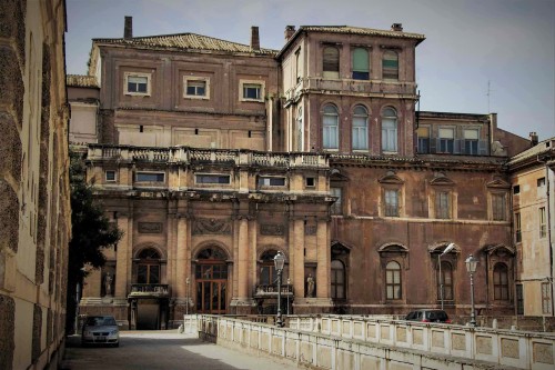 Palazzo Barberini, palace façade seen from the garden