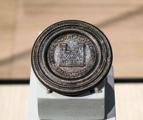 Medalion z przedstawieniem Palazzo di San Marco (Palazzo Venezia), XV w.,Museo Nazionale, Palazzo Venezia