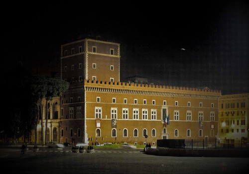 Palazzo Venezia seen from Piazza Venezia