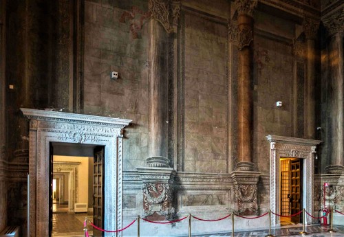 Palazzo Venezia, Sala del Mappamondo, representative audience hall from the times of Mussolini