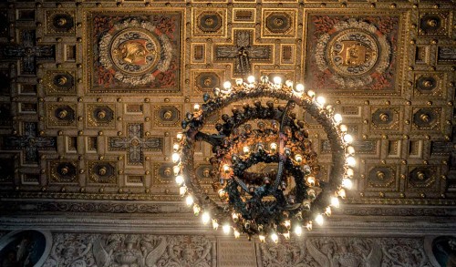 Palazzo Venezia, Sala del Mappamondo, ceiling from the XX century