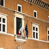 Palazzo Venezia od strony Piazza Venezia, balkon Mussoliniego
