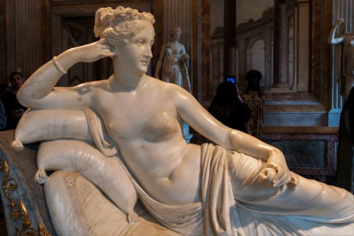 Pauline Borghese jako Wenus Zwycięska, Antonio Canova, Galleria Borghese